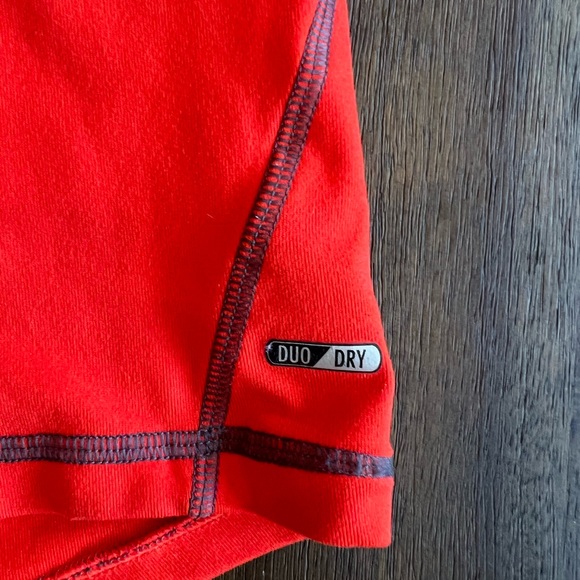 Champion Men’s XL Performance 1/4 Zip Pullover Orange w/ Gray Stitching - Picture 5 of 10